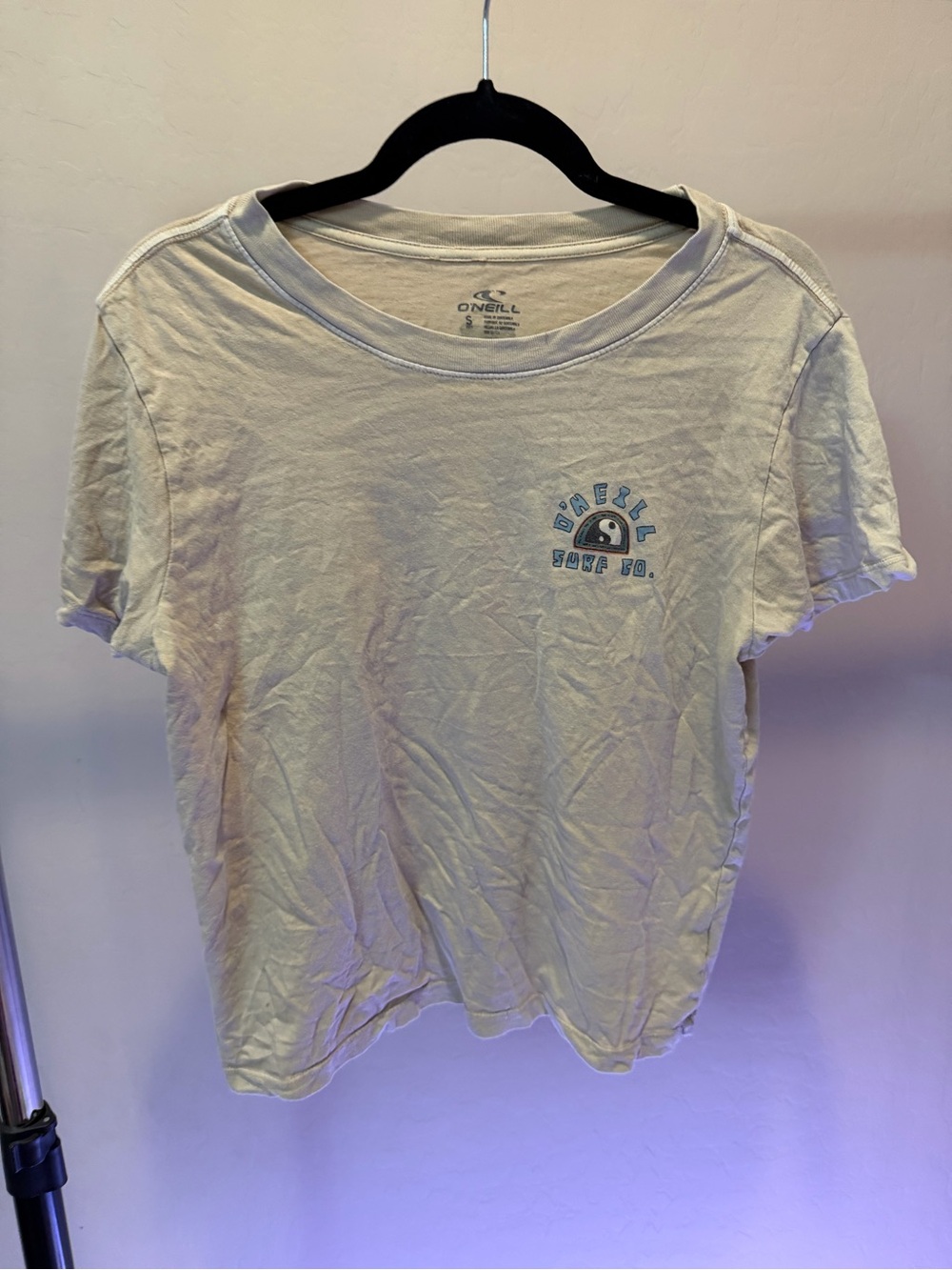 O'Neill Surf Co. Graphic Tee - Size Small (Beige/Tan)